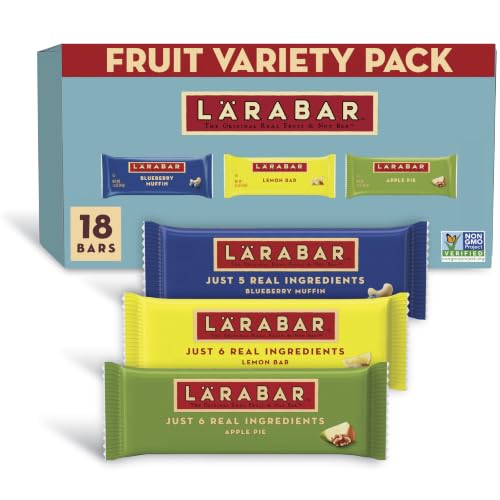 Larabar Fruit and Nut Bars Variety Pack, Gluten Free and Vegan, 28.8 oz, 18 Ct