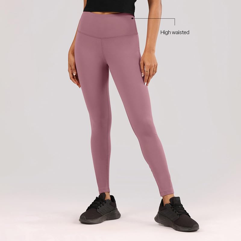Image of BlissClub The Ultimate Leggings Lite, Ankle Length Tights for Women for Gym, Yoga and Workout with High Waist, Tall (for Women Above 5'5)