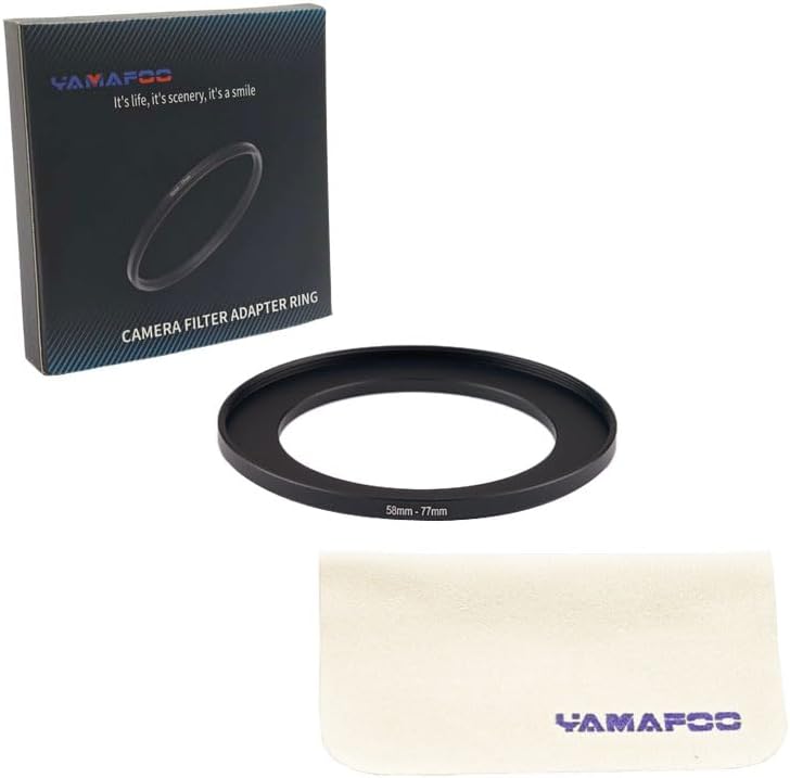 58mm to 77mm Step-Up Ring/Step Down Rings Filter