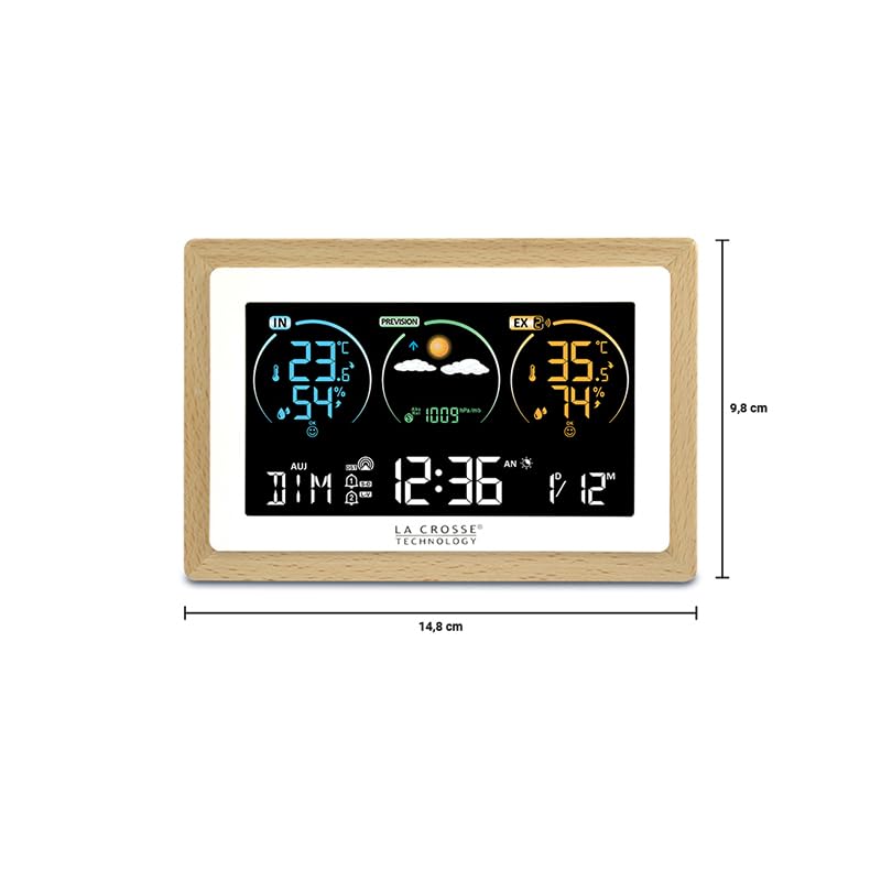 Dimensions of La Crosse Technology WS6283W-MAC Weather Station