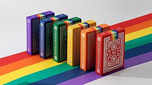 Murphy's Magic Supplies, Inc. DKNG Rainbow Wheels (Purple) Playing Cards by Art of Play