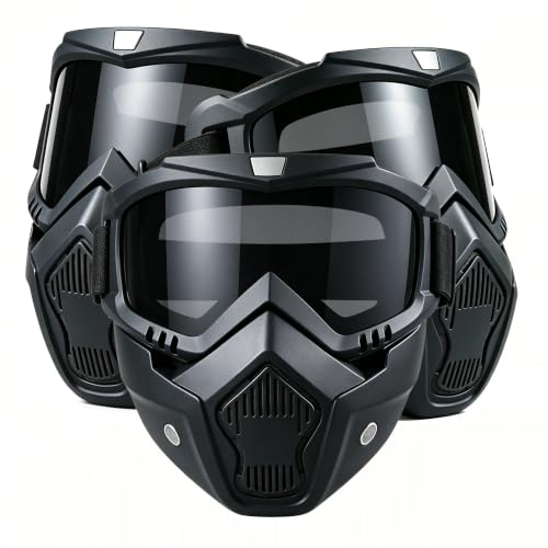 Image of Motorcycle Face Mask Full Face,Dirt Bike Goggles Motocross, ATV, Offroad, Riding Racing Goggles for Men Women