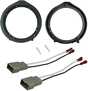 DKMUS Front Door Speaker Mount Adapter Plates for Honda Civic 2006-2011 6.5"/6.75" 165mm