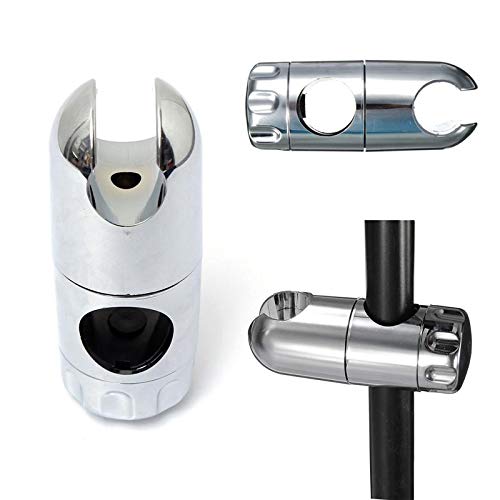 Generic 25mm Adjustable Shower Head Holder Bath Replacement ABS Chrome Finished Slider Rail