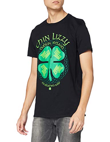 Thin Lizzy Four Leaf Clover t-shirt homme cadeau idéal pour motard et rockeur