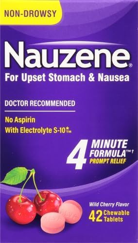 Nauzene for Nausea Relief Chewable Tablets, 40 Count - Thumbnail 2
