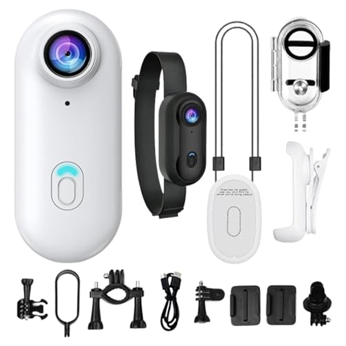 Cámara De Acción Para El Pulgar - Dispositivo De Vlogging Portátil De Bolsillo Impermeable 1080P, Mini Cámara Gran Angular De 170° | Moto Bicicleta Ciclismo Gimnasio Senderismo Viajes Deportes Al Aire