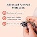 Vets Preferred Paw Balm Pad Protector for Dogs – Dog Paw Balm Soother – Heals, Repairs and Moisturizes Dry Noses and Paws – Ideal for Extreme Weather Season Conditions - 2 Oz