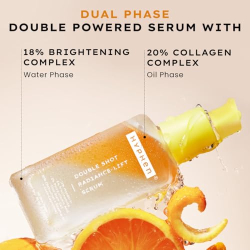 Image of Hyphen Double Brightening Cleanse & Treat Combo |10% Rice Water Face Wash & 18% Brightening & 20% Collagen Boost Face Serum | Brightens & Treats Pigmentation | All Skin Types (Pack of 2)