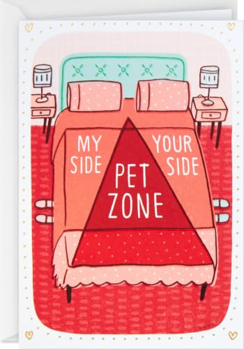 Hallmark Shoebox Funny Valentine's Day Card for Husband or Wife (Pet Zone)