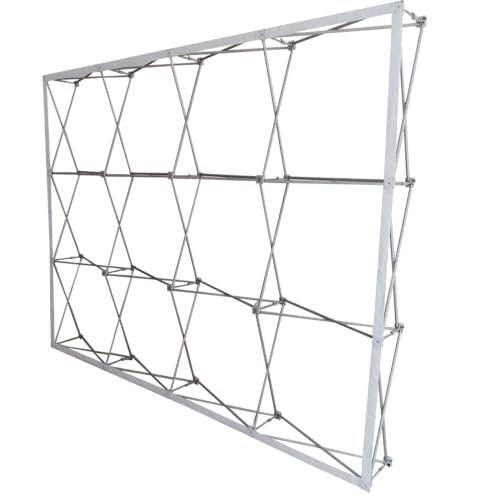 7.5 x 10 FT Portable Aluminum Tension Fabric Pop up Display Stand Backdrop Booth Frame Collapsible Trade Show Booth Frame Stand with Carrying Bag (Stand Only) by Displayfactory - Image 4