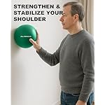 Trideer Exercise Balls Physical Therapy, 9 Inch Pilates Ball Between Knees for Physical Therapy, Mini Exercise Ball - Yoga Ball, Small Workout Balls for Core Strength and Back Support with Guide - Image 5
