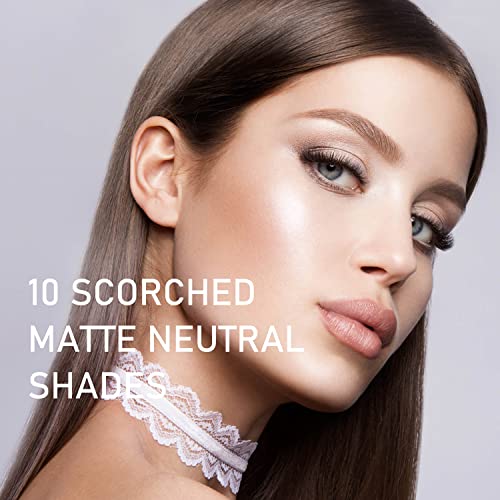 10 Colors Eyeshadow Palette, Wterproof Long Lasting High Pigment Eyeshadow Palette,Ultra-Blendable Smooth Matte Eye Makeup Palette,Naturing-Looking Nude Matte Eyeshadow With 2 Brush(Cement Color) #TOP6