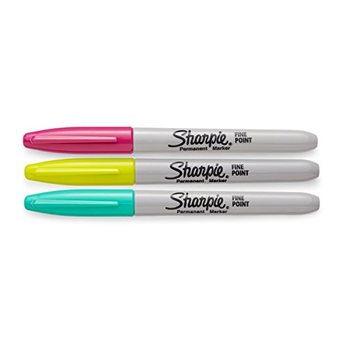 Image of Sharpie Color Burst Permanent Markers, Fine Point, Assorted, 3-Pack (1948379)