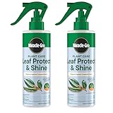 Miracle-Gro Plant Care Leaf Protect and Shine, 4-in-1 Insecticide, Miticide, Fungicide and Leaf Shine Spray for Indoor Plants, 8 fl. oz., 2-Pack