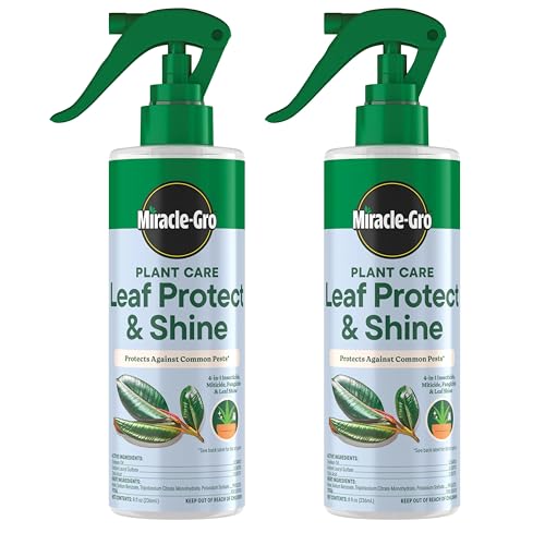 Miracle-Gro Plant Care Leaf Protect and Shine, 4-in-1 Insecticide, Miticide,