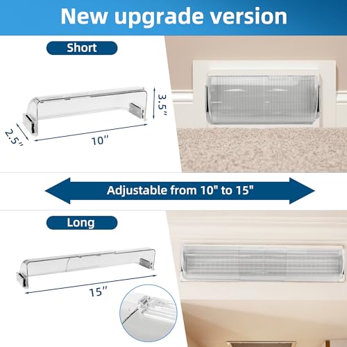 Upgrade Air Vent Deflector 10 To 15 Adjustable Heat