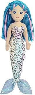 AURORA, 33089, Sea Sprites Nerine The Mermaid Soft Toy, 10In, (Blue, Sapphire, Pink, Purple, Peach)