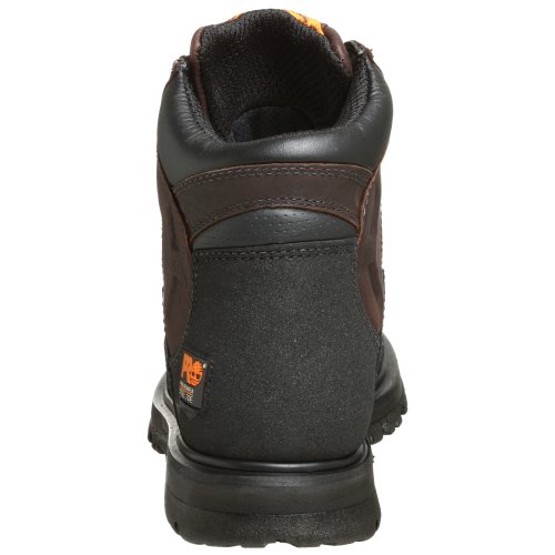 Timberland PRO Men's Powerwelt 6 Inch Steel Safety Toe Waterproof Industrial Work Boot, Dark Brown, 11.5