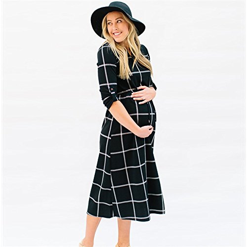 Vestidos de maternidade chiques casuais boho adereços fotografia vestido longo feminino gravata gráv