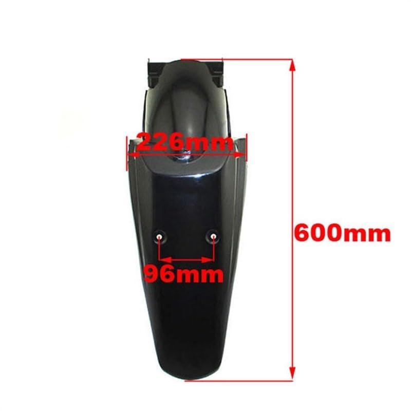 Garde-boue moto arrière rigide protection anti-éclaboussures durable - 3