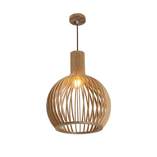 Mopoq Kronleuchter Nordic Massivholz ChandeliersSimple Holz Restaurant Moderne chinesische Kreative Original Holz Theke Küche Teestube Lamps (Größe: 35cm) (Größe : 35cm) Cover