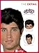 Smiffy's Smiffys-42099 Licenciado oficialmente Peluca de Danny de Grease, color negro, Tamaño...