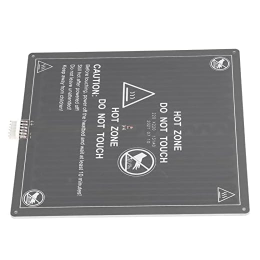 Keenso Impresora 3D de Aluminio de Reemplazo de Placa de Cama Caliente para el Anet A8 A6, Alfombra Calentada con Impresora Resistente