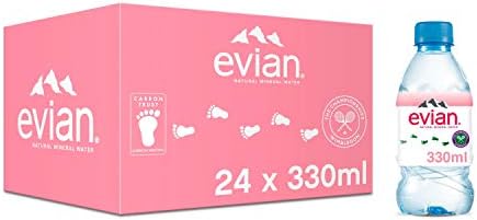 Evian Still Mineral Water 24x330ml