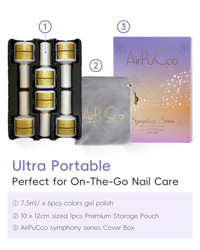 Kit de Esmalte en Gel All-in-One 6 Colores Nude Otoño miniatura 4