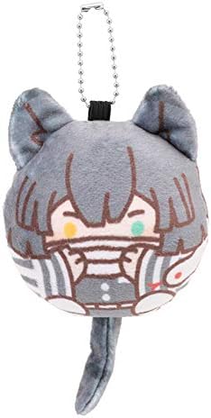 Salemor Demon Slayer: Kimetsu no Yaiba Stuffed Plush Doll Keychain Cute Cartoon Characters Plush Pendant Bag Accessories Anime Fans Gift(Obanai Iguro)