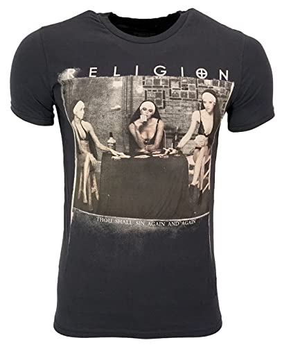 Religion T-Shirt pour Hommes Bande Poker - Noir, S