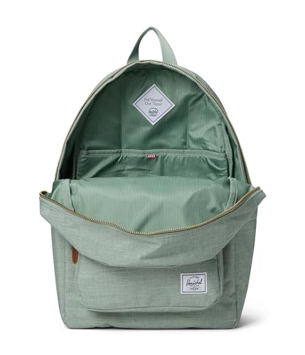 Image of Herschel Supply Co., Unisex, Settlement Backpack, Iceberg Green Crosshatch, One Size,