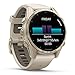 Garmin Fenix 8 AMOLED Sapphire (43mm, Soft Gold/Dark Sandstone) Multisport GPS Smartwatch Gift Box Bundle - 1.3