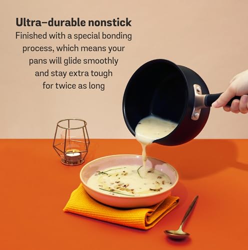 Meyer Accent Non Stick Saucepan 16cm, Suitable as Induction Saucepan with Ergonomic Heat Resistant Handles, Dishwasher Safe - Image 3