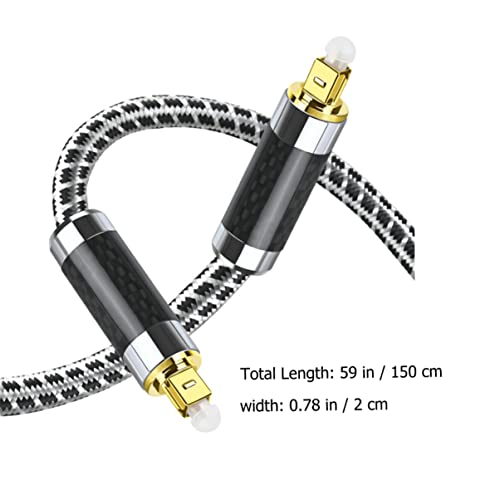 Cable óptico de audio digital Toslink macho a macho Veemoon para barra de sonido 5