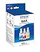 EPSON 664 EcoTank Ink Ultra-high Capacity Bottle Three Color CMY Combo Pack (T664520-S) Works with EcoTank ET-2500, ET-2550, ET-4500, ET-4550, ET-2600, ET-2650, ET-3600, ET-16500