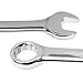 PHITUODA 19mm Metric Wrench Industrial Combination Wrench with 12-Point Design Chrome Vanadium Steel Gear Spanner