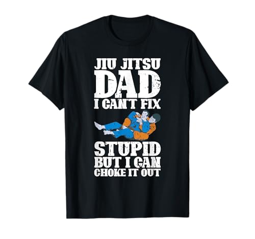 Uomo Retro Jiu-Jitsu Dad BJJ Uomini Padre Vintage Maglietta