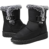 Lvptsh Botas de Nieve Mujer Zapatos de Invierno Cálidas Botines de Nieve Forradas con Pelo Calientes Ligero Antideslizante Boots,EU38