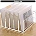 Desktop File Organizers Acrylic Magazine Rack File Sorter Document Holders Book Storage Shelf for School Office Use