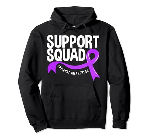 Support Squad Epilepsy Warrior Concientización sobre la epilepsia Sudadera con Capucha