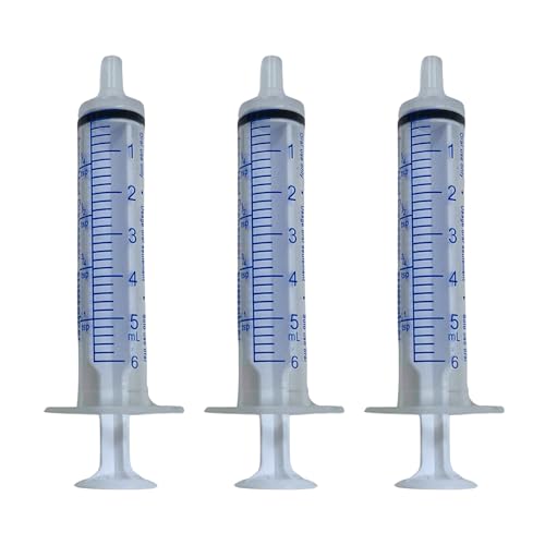 Elimedical 5ml Oral Syringe, Slip Tip, Without Needle, for Medication or Liquid Dispension, 5cc (5ml), 100 per Box, Clear, 05PC