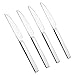 Doryh Dinner Knives, Stainless Steel Table Knives, 9-Inch, Set of 12, A