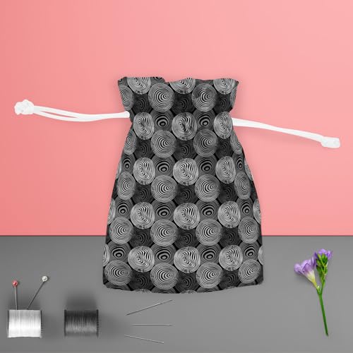 Image of ArtzFolio Fashion Circles | Pouch Wrist Potli Bag | Bag for Weddings & Casual Parties