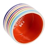 HOMSFOU Keramiknapf für Kleintiere Hamster Futternapf mit Stabilem Sockel Glatte Oberfläche Wassernapf für Meerschweinchen Kaninchen Chinchillas