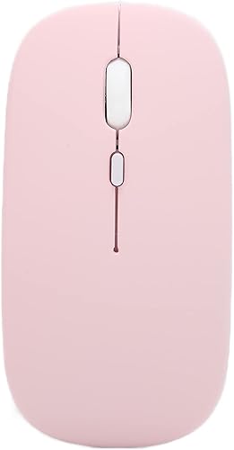 Miniatura 4 de Zunate Ratón inalámbrico inteligente portátil de 2.4G, batería recargable incorporada, con receptor BT y cable de carga, para oficina, laptop,