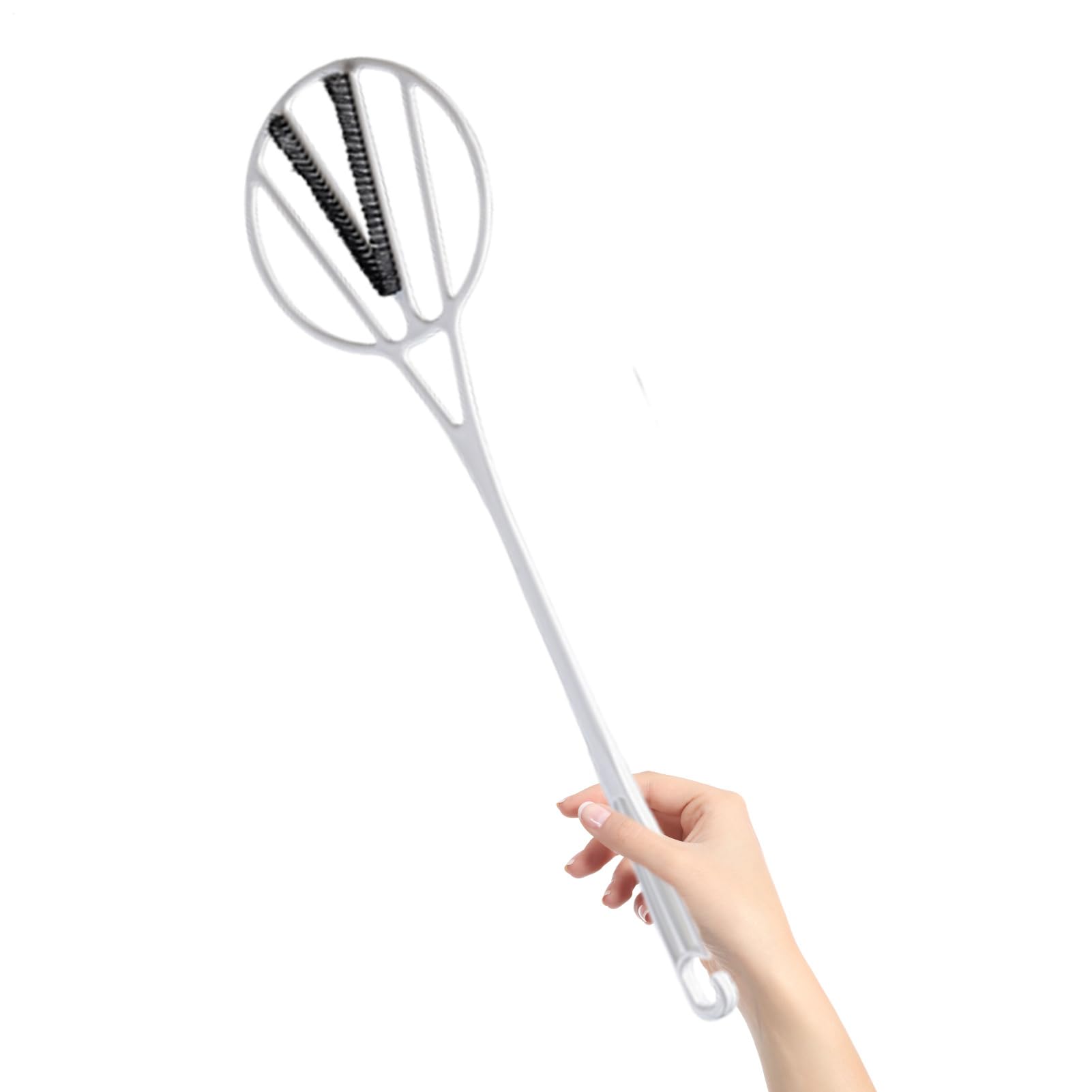 Ligth Weight - Battitappeti, battitappeti, racchetta da consolatore con manico lungo, manuale, copriletto, racchetta, rimozione della polvere di mobili,