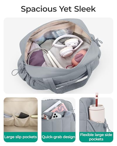 Image of BAGSMART Gym Bag for Women, Duffle Bag for Travel with Wet Pocket, Lightweight Carry on Weekender Duffel, Water Resistant