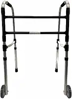 Andador Adulto Pop A400 FX Plus com Rodas e 2 Barras Indaiá